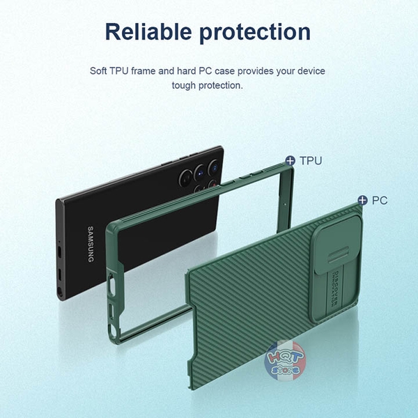 Ốp lưng bảo vệ camera Nillkin CamShield Pro cho S22 Ultra