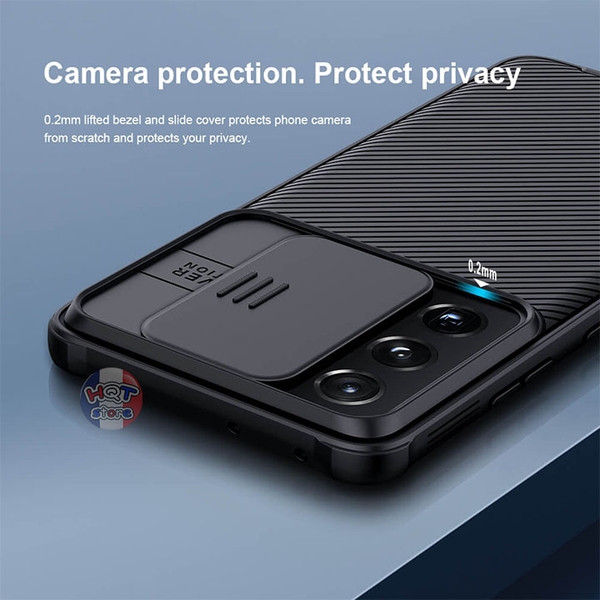 Ốp lưng bảo vệ camera Nillkin CamShield Pro S21 Ultra