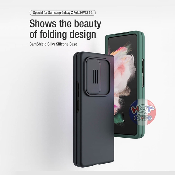 Ốp lưng bảo vệ camera Nillkin Camshield Silky Silicon Case Z Fold 3