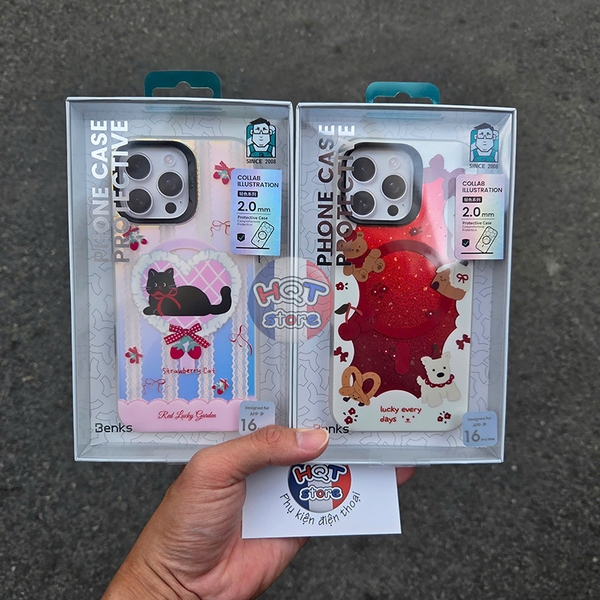 Ốp lưng Benks Collab Illustration iPhone 16 Pro Max 16Pro 15 Pro Max