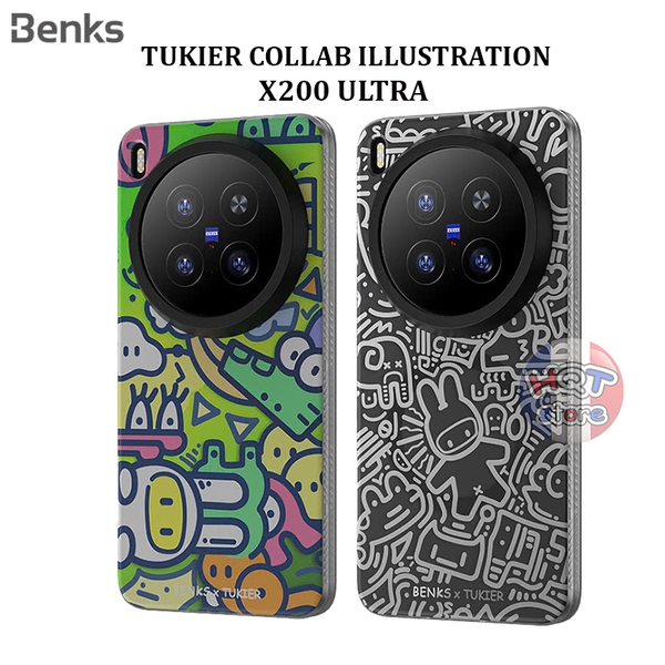 Ốp lưng Benks x Tukier Collab Illustration cho Vivo X200 Ultra