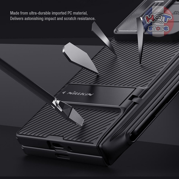 Ốp lưng camera Nillkin Camshield Fold S-Pen Z Fold 6 khe bút và giá đỡ