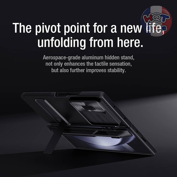 Ốp lưng camera Nillkin Camshield Fold S-Pen Z Fold 6 khe bút và giá đỡ