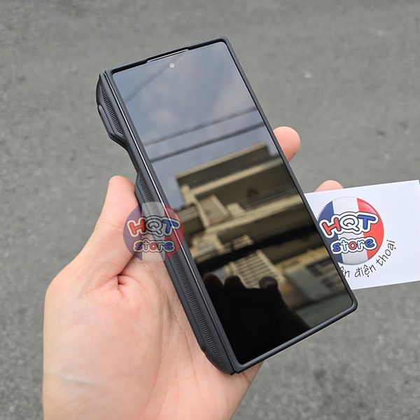 Ốp lưng camera Nillkin Frosted Shield Fold Pen cho Z Fold 6 có khe bút
