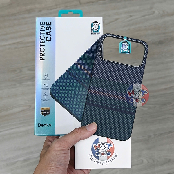 Ốp lưng carbon Benks Aurora ArmorPro Y1 Case iPhone 17 Pro Max / 17Pro