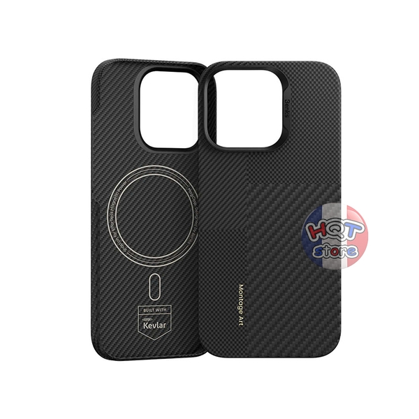 Ốp lưng carbon Benks Montage ArmorAir Case iPhone 16 Pro Max / 16 Pro