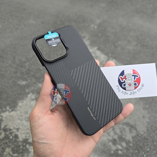 Ốp lưng carbon Benks Montage ArmorAir Case iPhone 16 Pro Max / 16 Pro
