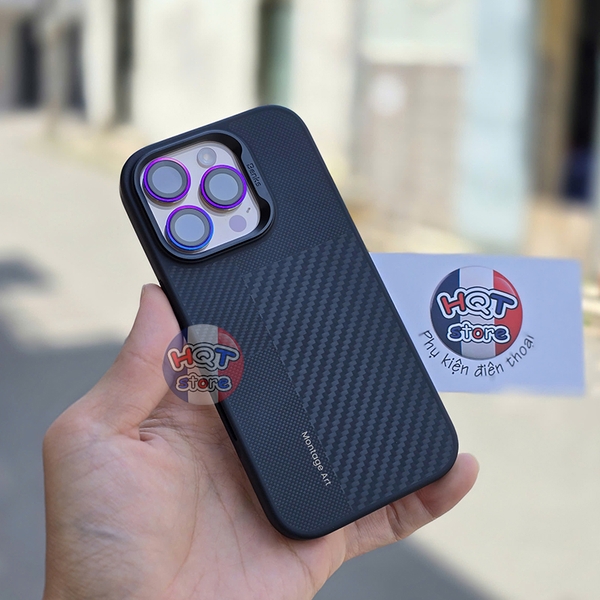 Ốp lưng carbon Benks Montage ArmorPro Case IPhone 16 Pro Max / 16 Pro