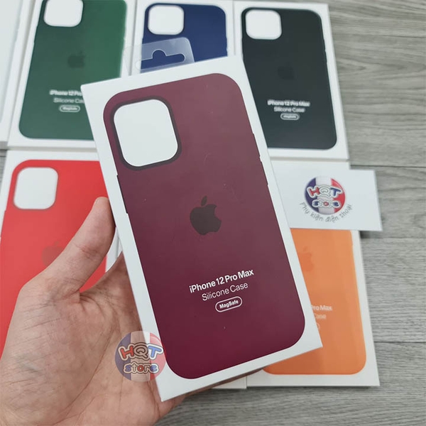 Ốp lưng chống bám bẩn Silicon Case cho IPhone 12 Pro Max / 12 Pro / 12