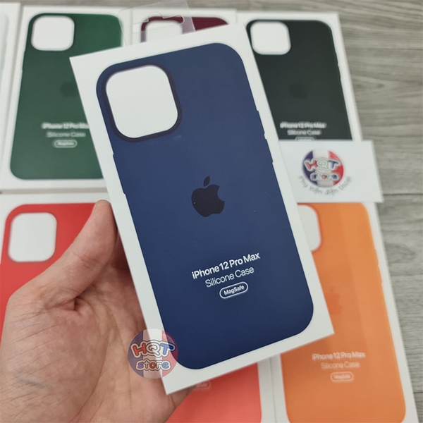 Ốp lưng chống bám bẩn Silicon Case cho IPhone 12 Pro Max / 12 Pro / 12