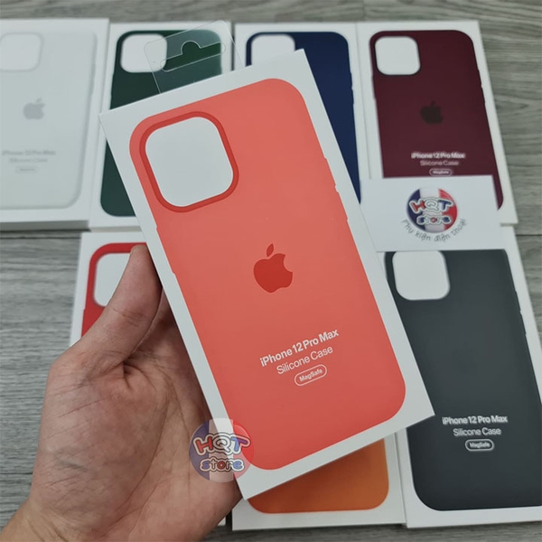 Ốp lưng chống bám bẩn Silicon Case cho IPhone 12 Pro Max / 12 Pro / 12