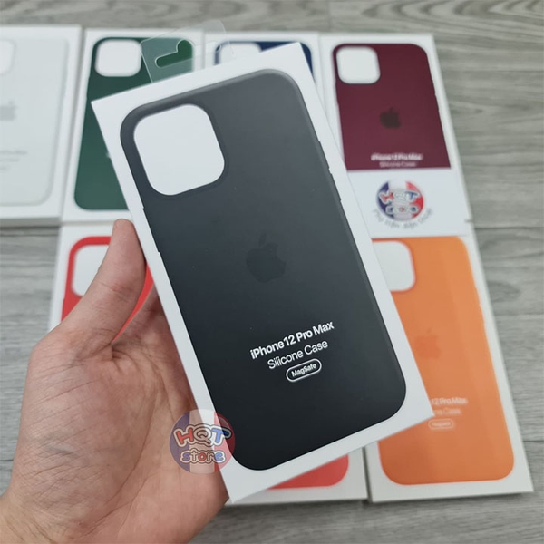 Ốp lưng chống bám bẩn Silicon Case cho IPhone 12 Pro Max / 12 Pro / 12