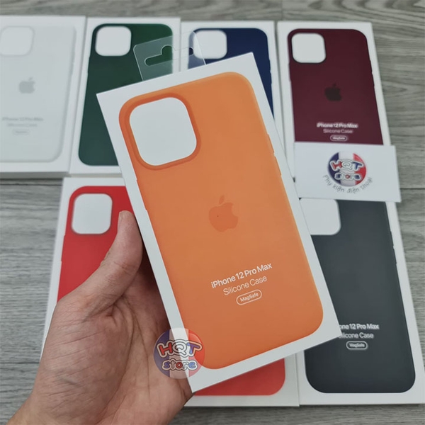 Ốp lưng chống bám bẩn Silicon Case cho IPhone 12 Pro Max / 12 Pro / 12