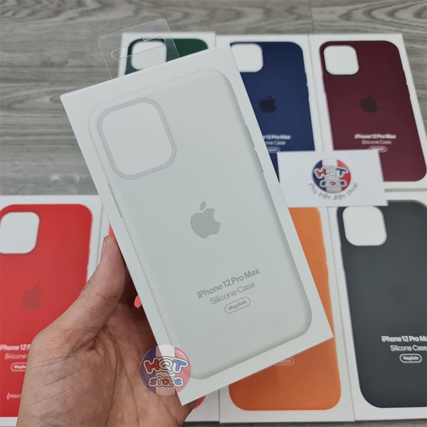 Ốp lưng chống bám bẩn Silicon Case cho IPhone 12 Pro Max / 12 Pro / 12