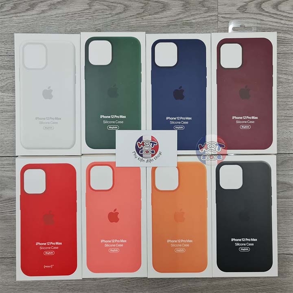 Ốp lưng chống bám bẩn Silicon Case cho IPhone 12 Pro Max / 12 Pro / 12