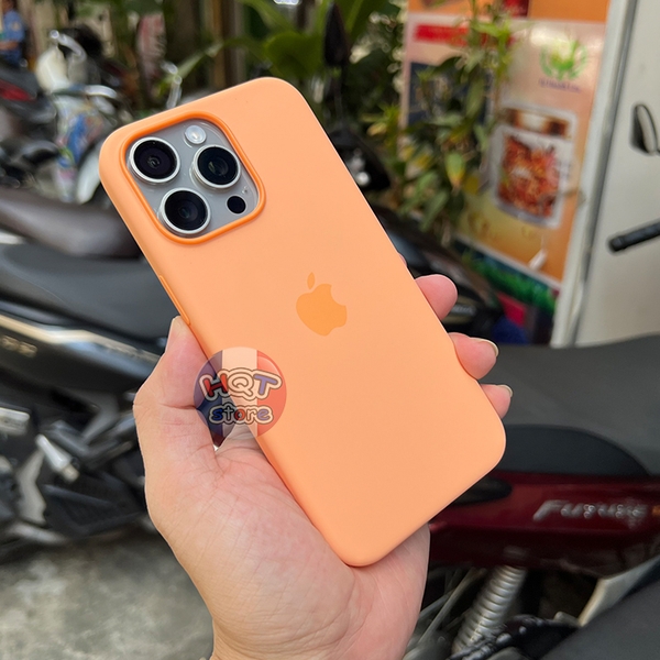 Ốp lưng chống bám bẩn Silicon Case IPhone 15 Pro Max / 15 Pro