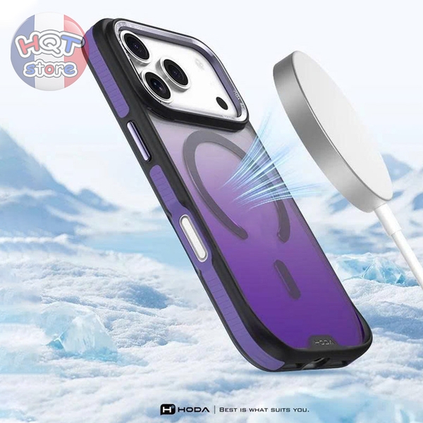Ốp lưng chống sốc HODA MultiColor Case Magnet iPhone 17 Pro Max 17Pro