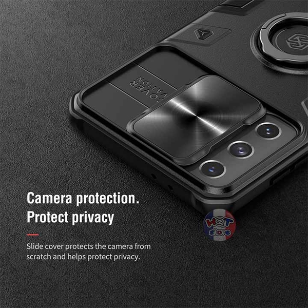 Ốp lưng chống sốc bảo vệ camera Nillkin CamShield Armor S21 Plus / S21