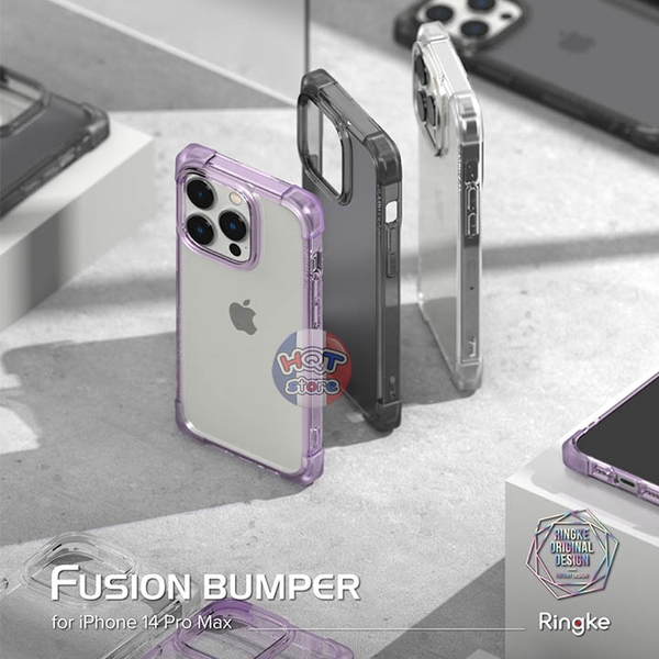 Ốp lưng chống sốc Ringke Fusion Bumper cho IPhone 14 Pro Max / 14 Pro