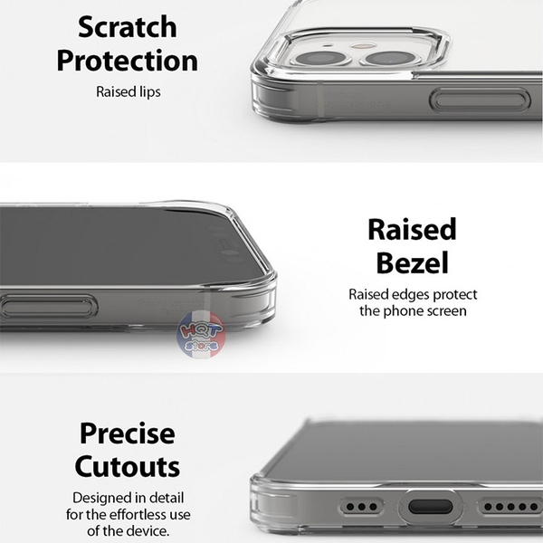 Ốp lưng chống sốc Ringke Fusion cho IPhone 12 / 12 Mini chính hãng