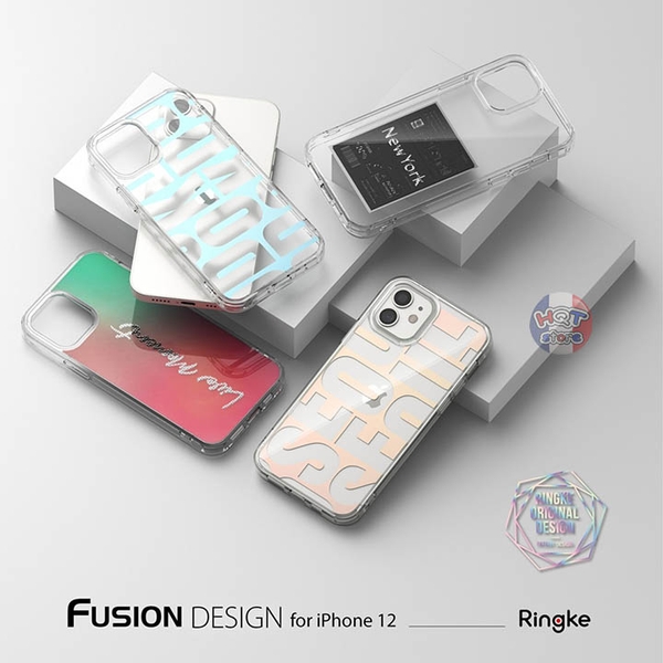 Ốp lưng chống sốc Ringke Fusion Design IPhone 12 / 12 Mini