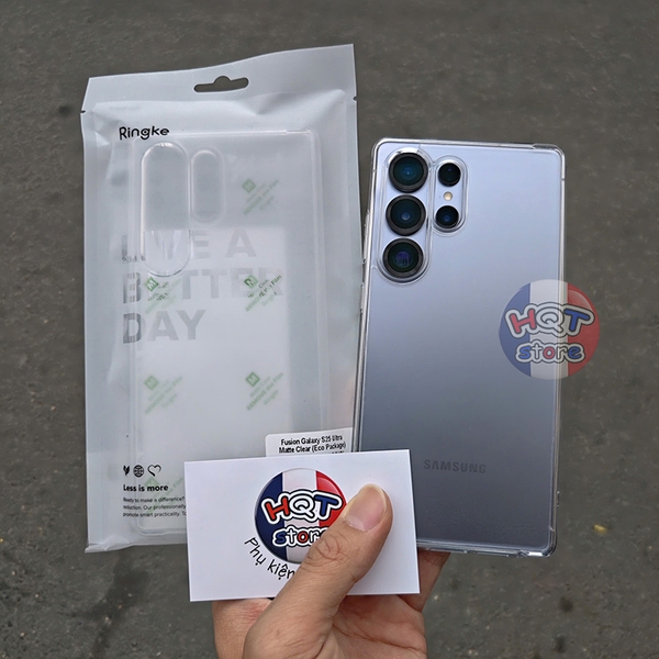 Ốp lưng chống sốc Ringke Fusion Galaxy S25 Ultra chính hãng