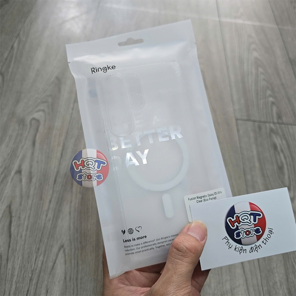 Ốp lưng chống sốc Ringke Fusion Magnetic cho S25 Ultra chính hãng
