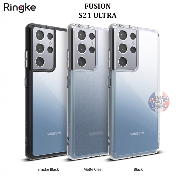 Ốp lưng chống sốc Ringke Fusion Samsung S21 Ultra chính hãng
