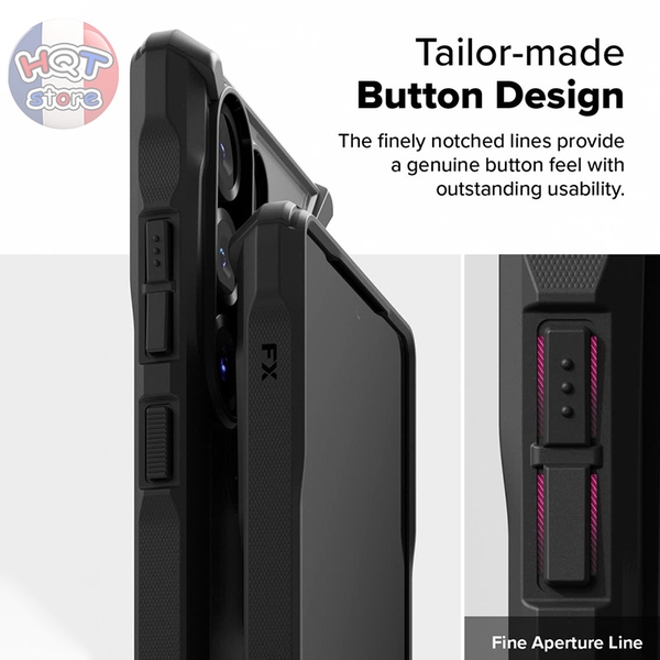 Ốp lưng chống sốc Ringke Fusion X cho Galaxy S25 Ultra chính hãng