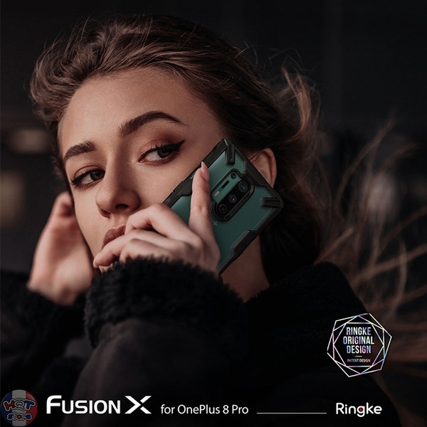 Ốp lưng chống sốc Ringke Fusion X OnePlus 8 Pro chính hãng