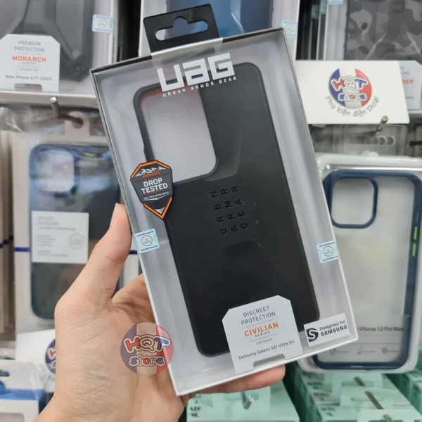 Ốp lưng chống sốc UAG Civilian cho Samsung S21 Ultra (5G) chính hãng