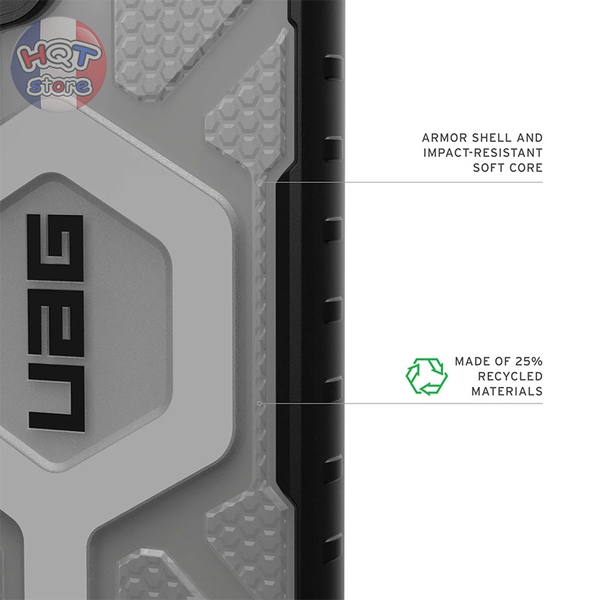 Ốp lưng chống sốc UAG Pathfinder Clear Magnetic S25 Ultra chính hãng