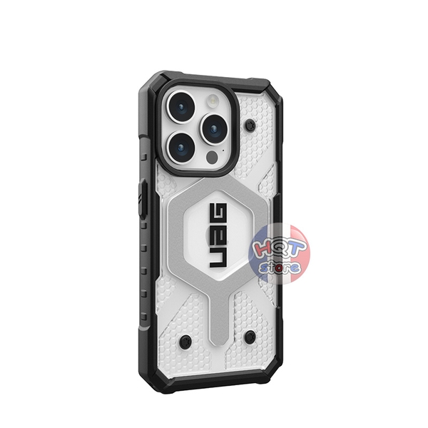 Ốp lưng chống sốc UAG Pathfinder Clear W Magsafe cho IPhone 15 Pro