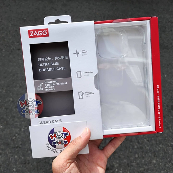 Ốp lưng chống sốc ZAGG Clear Case cho IPhone 14 Pro Max / 14 Pro