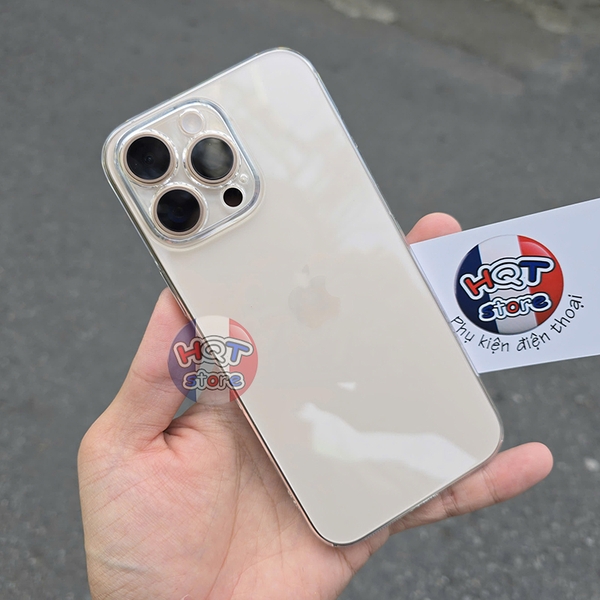 Ốp lưng cứng mỏng trong suốt Likgus Slim Clear iPhone 16 Pro Max 16Pro