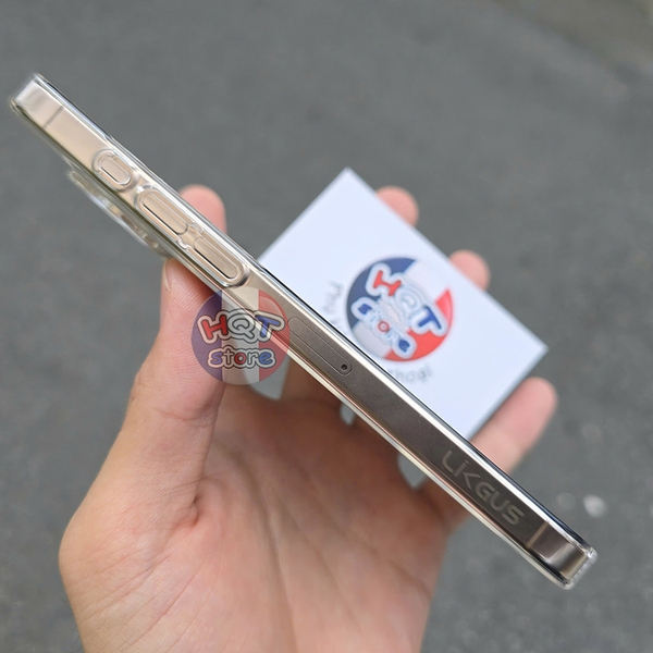 Ốp lưng cứng mỏng trong suốt Likgus Slim Clear iPhone 16 Pro Max 16Pro