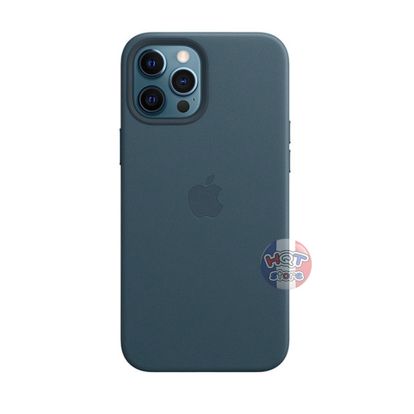 Ốp lưng da Leather Case Magsafe cho IPhone 12 Pro Max (Da Bò Thật)