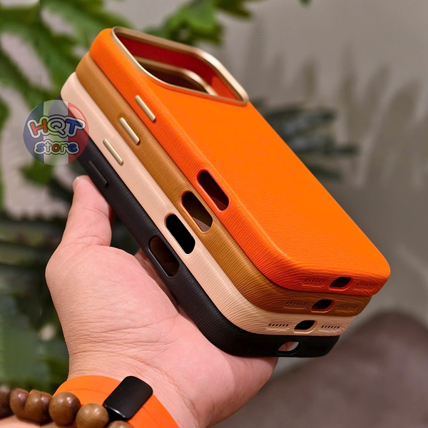 Ốp lưng da Mutural Rhyme Leather Case cho iPhone 17 Pro Max / 17 Pro