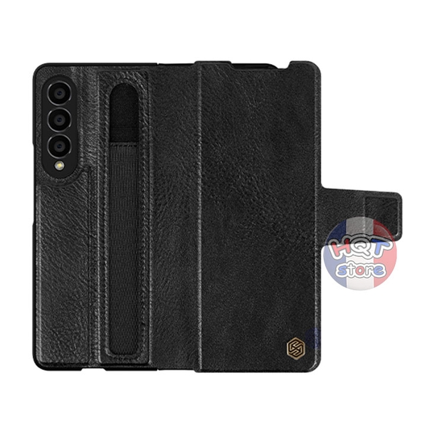 Ốp lưng da Nillkin Aoge Leather Case Z Fold 4 5G có tích hợp khe bút