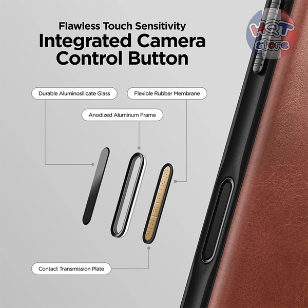 Ốp lưng da Nomad Modern Leather Case (Horween) iPhone 17 Pro Max 17Pro