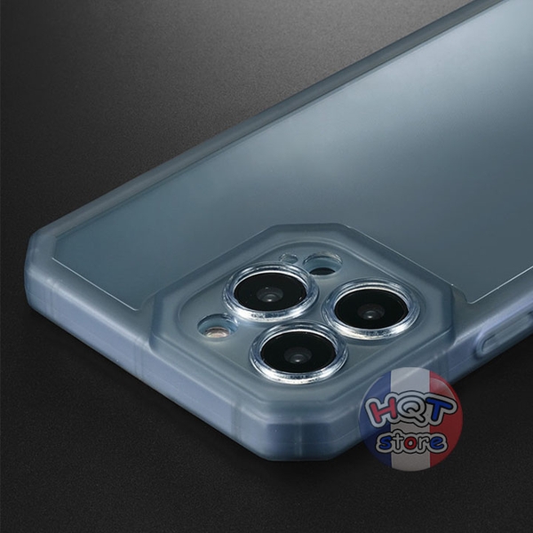 Ốp lưng dẻo trong viền nhám Gor Armor iPhone 13 Pro Max / 13 Pro / 13