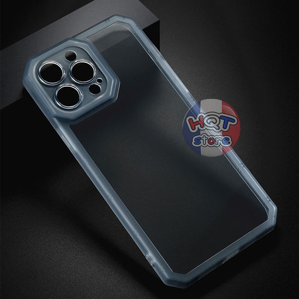Ốp lưng dẻo trong viền nhám Gor Armor iPhone 13 Pro Max / 13 Pro / 13