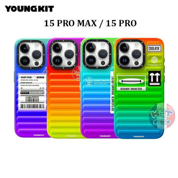 Ốp lưng đổi màu Youngkit Color Gradient iPhone 15 Pro Max / 15 Pro