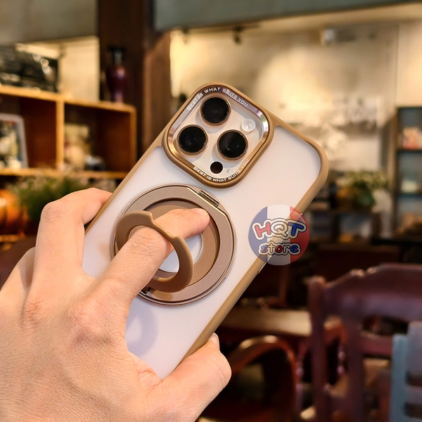 Ốp lưng HODA Rough Case 360 Ring Holder Stand IPhone 16 Pro Max 16 Pro