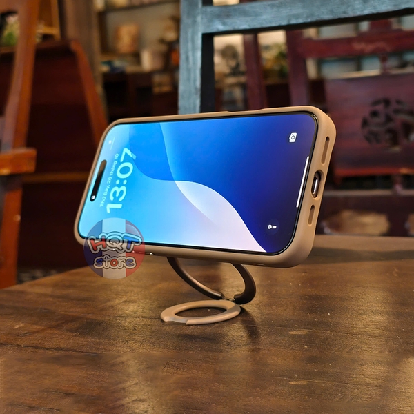 Ốp lưng HODA Rough Case 360 Ring Holder Stand IPhone 16 Pro Max 16 Pro
