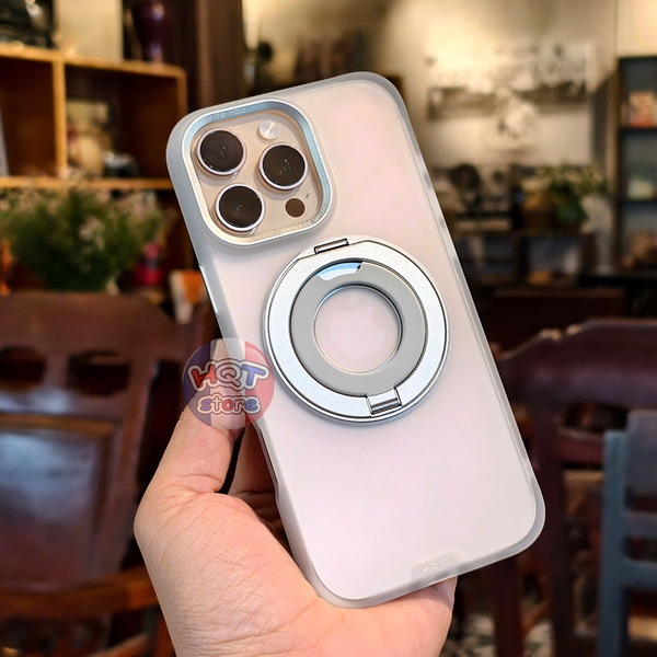 Ốp lưng HODA Rough Case 360 Ring Holder Stand IPhone 16 Pro Max 16 Pro