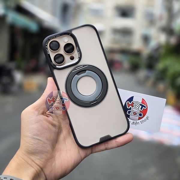 Ốp lưng HODA Rough Case 360 Ring Holder Stand IPhone 16 Pro Max 16 Pro