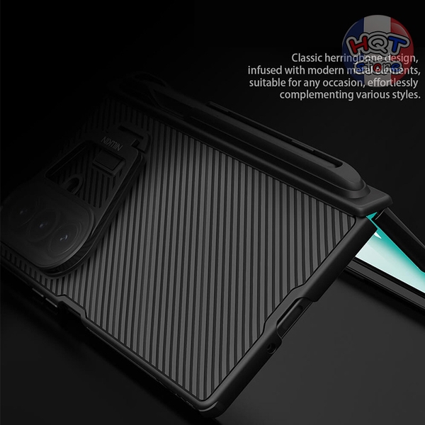 Ốp lưng kèm bút Nillkin Camshield Prop PEN Magnetic Z Fold 7