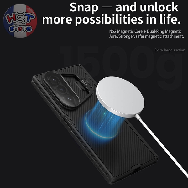 Ốp lưng không bút Nillkin Camshield Prop Magnetic Z Fold 7