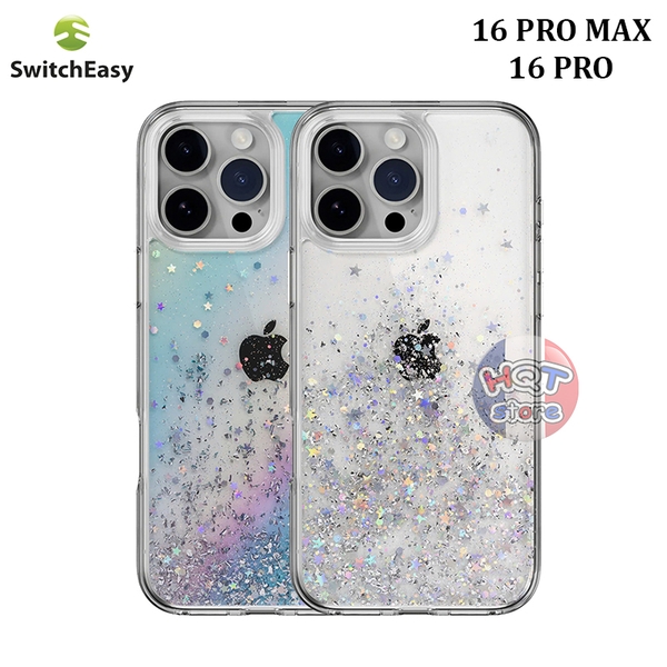 Ốp lưng kim tuyến 3D SwitchEasy Starfield IPhone 16 Pro Max / 16 Pro